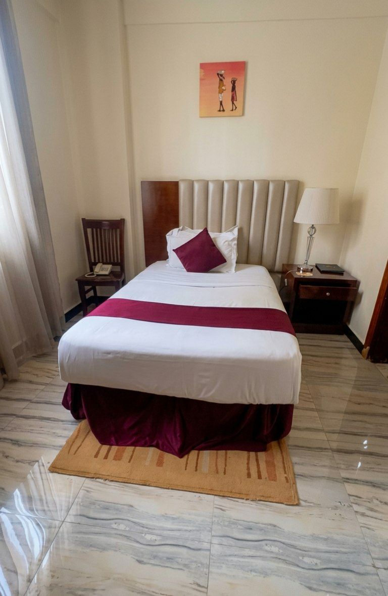 Single room at Park Lane Addis Hotel